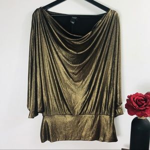 Peck & Peck Large Metallic Blouse